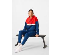 Tommy Life Womens Color-Blocked Hooded Sweatshirt And Pants Set - Multicolour - Size X-Large