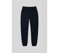 Tommy Life Womens High-Waist Relaxed Fleece Joggers - Navy - Size Medium