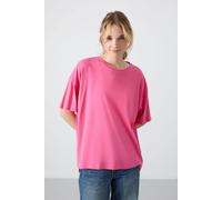 Tommy Life Women's Oversized Cotton-Modal Crew Neck T-Shirt in Bright Pink | Size: XL Tommy Life Bright Pink XL