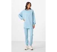 Tommy Life Women's Oversized Fleece Sweatshirt & Pants Set in Baby Blue | Size: Medium Tommy Life Baby Blue M