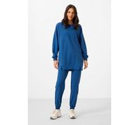 Tommy Life Women's Oversized Fleece Sweatshirt & Pants Set in Blue | Size: XL Tommy Life Blue XL