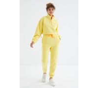 Tommy Life Women's Oversized Fleece Sweatshirt & Pants Set in Yellow | Size: XL Tommy Life Yellow XL