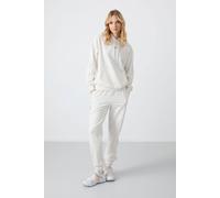 Tommy Life Women's Oversized Hooded Sweatshirt & Pants Set in Cream | Size: XL Tommy Life Cream XL