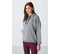 Tommy Life Women's Oversized Hooded Sweatshirt With Pocket in Grey | Size: 2XL Tommy Life Grey 2XL
