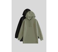 Tommy Life Women's Oversized Hooded Sweatshirt With Pocket | Size: Large Tommy Life Multicolor L