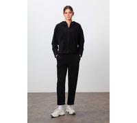Tommy Life Women's Oversized Hooded Zipper Tracksuit Set in Black | Size: Medium Tommy Life Black M