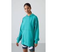 Tommy Life Women's Oversized Printed Hooded Sweatshirt in Mint | Size: Large Tommy Life Mint L