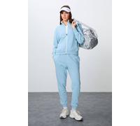 Tommy Life Women's Oversized Zip-collar Sweatshirt & Pants Set in Baby Blue | Size: Large Tommy Life Baby Blue L
