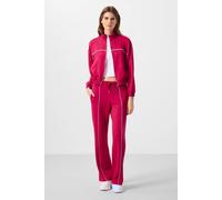 Tommy Life Women's Oversized Zip-collar Tracksuit Set in Bright Pink | Size: Medium Tommy Life Bright Pink M