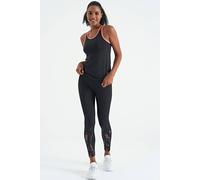 Tommy Life Women's Sleeveless Knit Sports Top in Black | Size: Small Tommy Life Black S