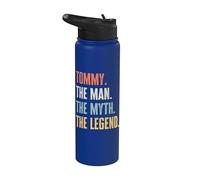 Tommy, Man Myth Legend, Funny Best Name Tommy Stainless Steel Insulated Water Bottle