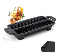 TOMO Cast Iron Shrimp Grill Pan