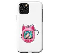 Tomonyachi Cat Girl Y2K Anime Neko Pink Tamagotchi Vapour Case for iPhone 11 Pro