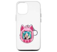 Tomonyachi Cat Girl Y2K Anime Neko Pink Tamagotchi Vapour Case for iPhone 12/12 Pro