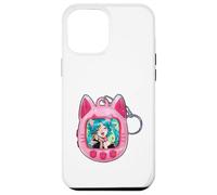Tomonyachi Cat Girl Y2K Anime Neko Pink Tamagotchi Vapour Case for iPhone 12 Pro Max