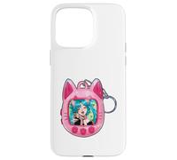 Tomonyachi Cat Girl Y2K Anime Neko Pink Tamagotchi Vapour Case for iPhone 15 Pro Max
