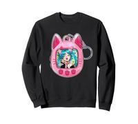 Tomonyachi Cat Girl Y2K Anime Neko Pink Tamagotchi Vapour Sweatshirt
