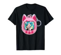 Tomonyachi Cat Girl Y2K Anime Neko Pink Tamagotchi Vapour T-Shirt