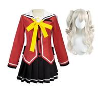 Tomori Nao Cosplay Costume Tomori Nao Sailor Suit College Uniform Jacket Top Skirt Full Set, Woman Dress Anime Cosplays Outfit Halloween Christmas Carnival Party Role Play Clothes Gift for Fan
