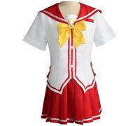 Tomori Nao Cosplay Costume Tomori Nao Sailor Suit College Uniform Jacket Top Skirt Full Set, Woman Dress Anime Cosplays Outfit Halloween Christmas Carnival Party Role Play Clothes Gift for Fan