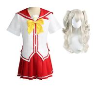Tomori Nao Cosplay Costume Tomori Nao Sailor Suit College Uniform Jacket Top Skirt Full Set, Woman Dress Anime Cosplays Outfit Halloween Christmas Carnival Party Role Play Clothes Gift for Fan