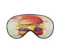 Tomorrow I'll Start Running Eye Mask, Side Sleeping Mask Light Blindfold Sleeping Mask Nose Pad and Elastic Band for Children Women and Men
