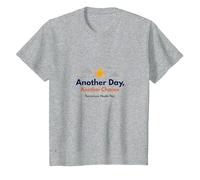 Tomorrow Needs You: Another Day, Another Chance Inspiration T-Shirt, Kids, Heather Grey, 12 Years