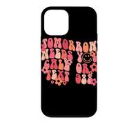 Tomorrow Needs You Call or Text 988 Retro Quote Design Case for iPhone 12 mini