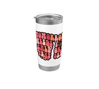 Tomorrow Needs You Call or Text 988 Retro Quote Design Stainless Steel Insulated Tumbler