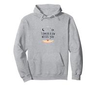 Tomorrow Needs You Inspiring Mental Health Support Pullover Hoodie, Adult Unisex, Heather Grey, M