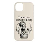 Tomorrow Seems Promising Procrastinatus Philosophy Humor Case for iPhone 14 Plus
