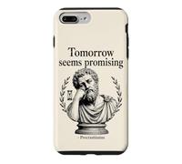 Tomorrow Seems Promising Procrastinatus Philosophy Humor Case for iPhone 7 Plus/8 Plus