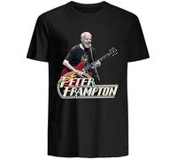 TOMORROWS itk Peter Frampton T-Shirt, Unisex Black Shirt XXL