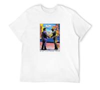 TOMORROWS Men's - Wish You were Here Music T-Shirts White M