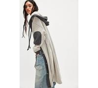 Tomorrows Sweatshirt Cardigan at Free People in Dark Heather Grey Combo, Size: Small - female