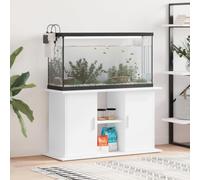 Tomostar Aquarium Stand, Fish Tank Stand Aquarium Cabinet White 101x41x58 cm Engineered Wood