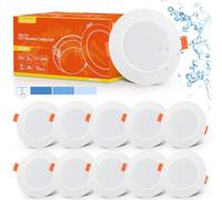 Tomosu Downlights for Ceiling, Dimmable, Cool White, 5W, IP44, 10 Pack
