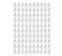Tomotato 100Pcs Crown Shape Tail Clips, Hollow Metal Strong Clamping Paper Clamps for Office School Home Documents Certificates Tickets (Silver)