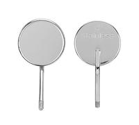 Tomotato 20 Pcs Dental Mouth Mirror Stainless Steel Odontoscope Mirror Mini Dental Mouth Mirror Head Occlusal Reflector Mirror for Clinic Dentist(2.2cm)