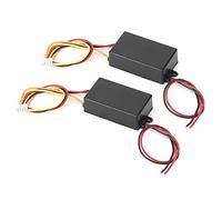 Tomotato 2pcs LED Flash Module Universal Taillight Controller,Universal 3-Step Sequential LED Tail Light Controller DC12V Dynamic Chase Flash Module for Car Turn Signal Light Retrofit