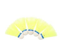 Tomotato 5 PCS Night Glow Badminton Set, LED Light Up Shuttlecocks High Resilience 30mah Sports Activities for Night Play Family Games Training Exercise