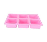 Tomotato 6-Grid Square Silicone Soap Mold Baking Tool
