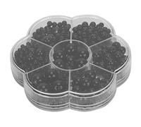 Tomotato 612Pcs Safety Eyes, All Black Plastic Stuffed Crochet Eyes with Washers for Crochet Animal Crafts Doll Making and Plush Animal (Various Sizes)