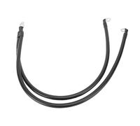 Tomotato 6AWG Battery Cable, Power Box Internal Negative Terminal with Dual 90° Connectors for Solar Marine Boat RV Car Motorcycle Inverter Applications (0.5m / 1.6ft)