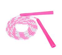 Tomotato Adjustable Plastic Beaded Jump Rope, Soft Non Twist Exercise Skipping Rope with Ergonomic Handle for Fitness Workout Men Women
