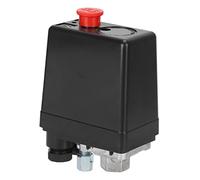 Tomotato Air Compressor Switch, Automatic Control Pressure Switch 220V 0.5-0.8MPa Adjustable G1/4in Mechanical Regulator with 20A Rating & 100,000 Cycle Durability for Air Compressor Systems