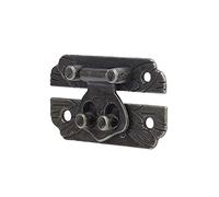 Tomotato Antique Box Lock Clasp with Screws, Vintage Decorative Jewelry Box Latch Retro Cabinet Hasp Clasp for Wooden Case Furniture Drawer Storage Gift Box Vintage Toolbox Hardware