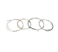 Tomotato Bass Guitar Strings BD600, Stainless Steel Alloy Plated 4Pcs Set, Cross Winding Process Long Lasting Tone Deep Percussion Sound, Durable Replacement for Electric Ba