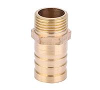 Tomotato Brass Pipe Fitting Connector, G3/8 Male Thread Barb Connector Joint Quick Coupling, 5pcs Barbed Hose Fitting for Gas and Liquid Lines (16MM)