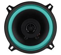 Tomotato Car Round Coaxial Speaker, 5 Inch 12V 60W Double Output High Sensitivity Universal Coaxial Loudspeaker for Car Audio System